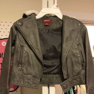 Girls Arizona Leather Jacket